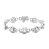 14K White Gold 7.0 CTTW Diamond Bracelet - Isaac Westman - 1